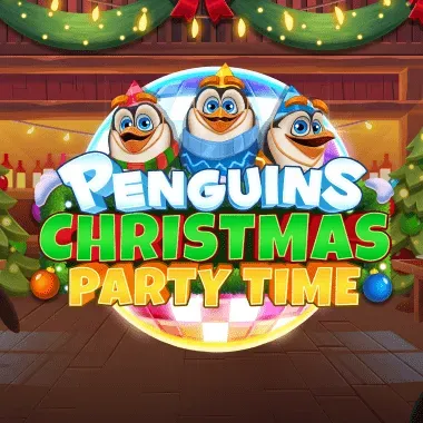 Penguins Christmas Party Time game tile