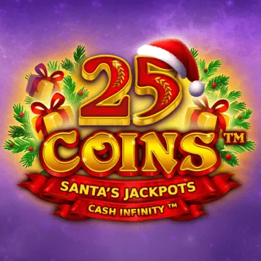 25 Coins Santa's Jackpots game tile