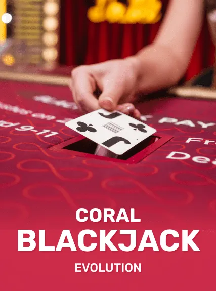 Coral Blackjack game tile