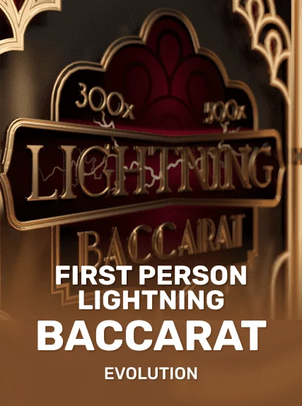 First Person Lightning Baccarat game tile