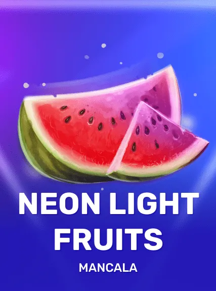 Neon Light Fruits game tile