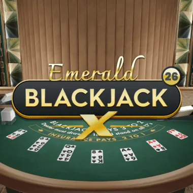 Blackjack X 26 - Emerald game tile