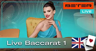 Live Baccarat 1 game tile