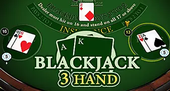 Слот Blackjack (3 Hand) с Bitcoin