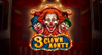 3 Clown Monty game tile