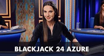 Slot BlackJack 24 - Azure with Bitcoin