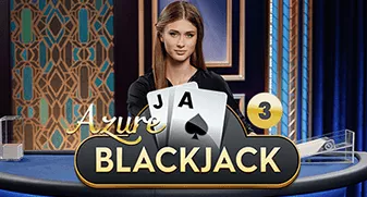 Slot Blackjack 3 - Azure with Bitcoin