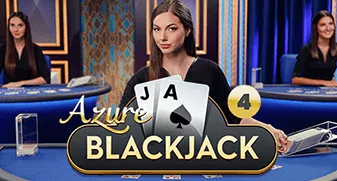 Slot Blackjack 4 - Azure with Bitcoin