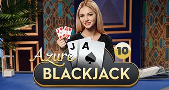 Slot Blackjack 10 - Azure with Bitcoin