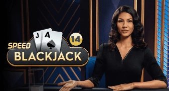Speed Blackjack 14 - Azure game tile