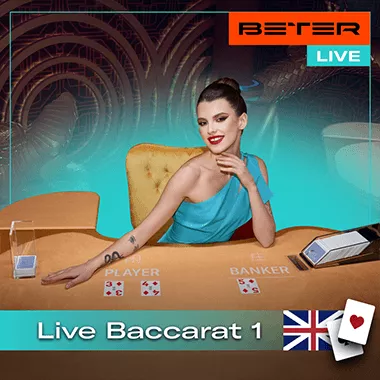 Live Baccarat 1 game tile