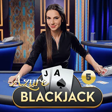 Blackjack 5 - Azure game tile