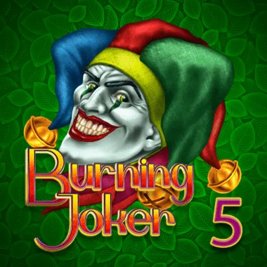 Burning Joker 5 lines game tile