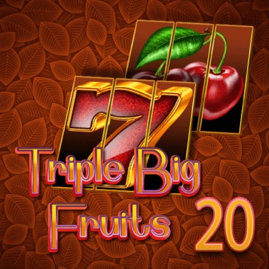 Tripple Big Fruits 20 game tile
