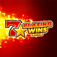 Blazing Wins: 5 lines game tile