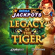 Mega Fire Blaze Jackpots Legacy of the Tiger game tile