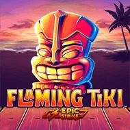 Flaming Tiki game tile