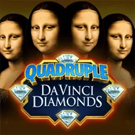 Quadruple Da Vinci Diamonds game tile