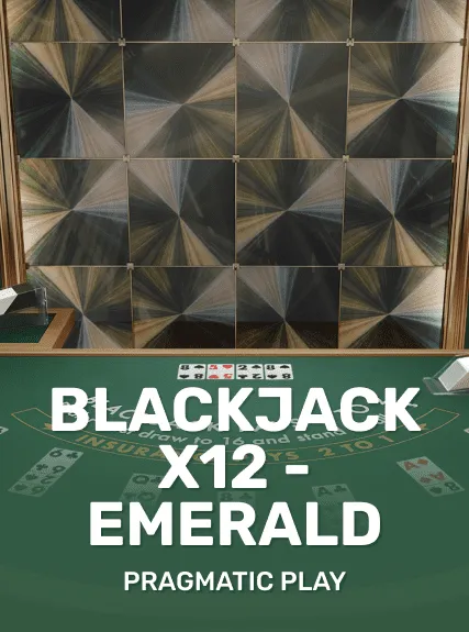 Blackjack X 12 - Emerald (pragmaticplaylive)