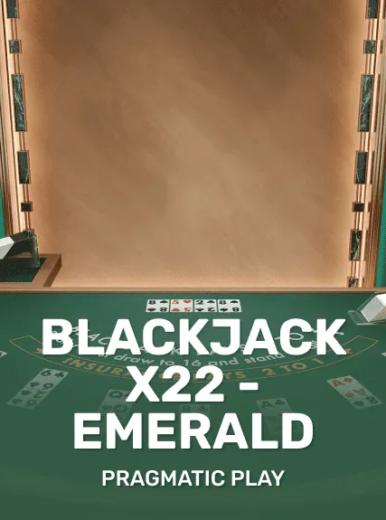 Blackjack X 22 - Emerald (pragmaticplaylive)