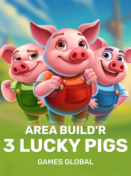 Area Build'R 3 Lucky Pigs
