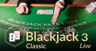 Blackjack Classic 3 game tile