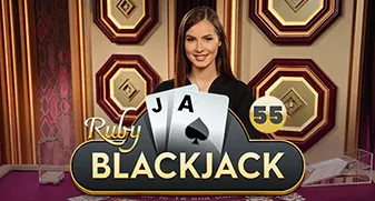 Blackjack 55 - Ruby game tile