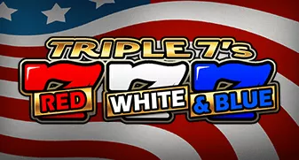 Triple 7 Red, White and Blue game tile
