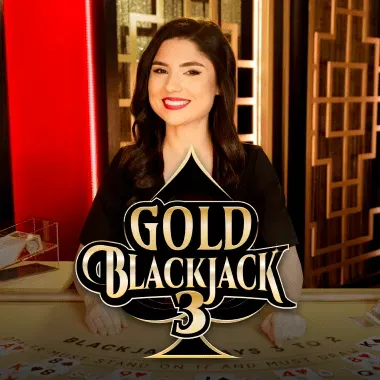 Gold Blackjack 3 game tile