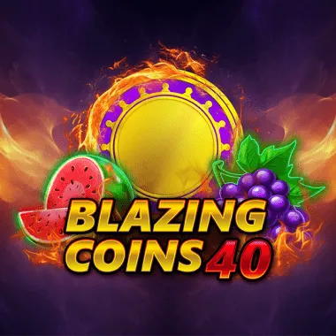 Blazing Coins 40 game tile