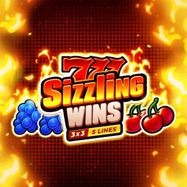 777 Sizzling Wins: 5 lines game tile