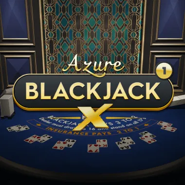 Blackjack X 1 - Azure game tile