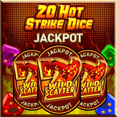 20 Hot Strike Dice Jackpot game tile