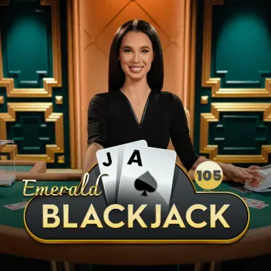 Blackjack 105 - Emerald game tile