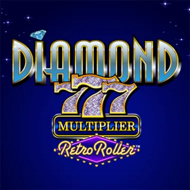 Diamond 777 Multiplier Retro Roller game tile