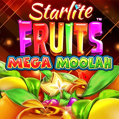 Starlite Fruits Mega Moolah game tile