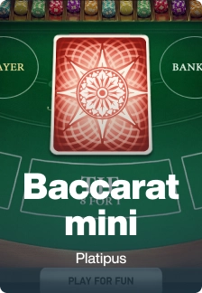 Baccarat mini game tile