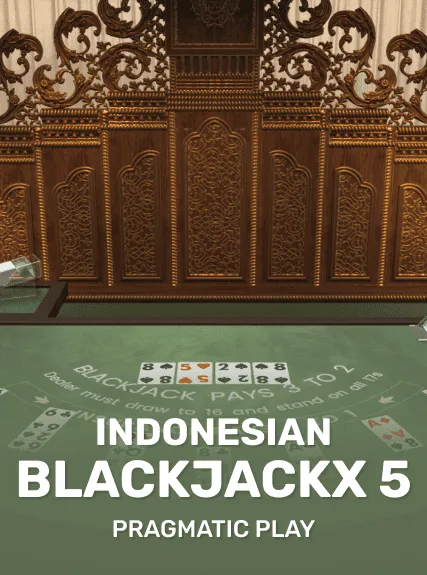 Indonesian BlackjackX 5 game tile