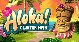 Aloha! Cluster Pays game title