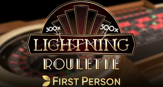 First Person Lightning Roulette game title