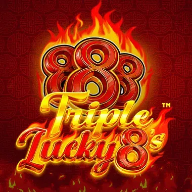 Triple Lucky 8’s game tile