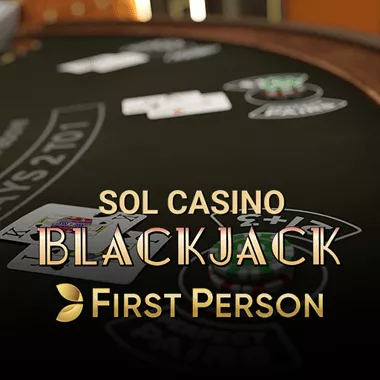 Sol Casino First Person Blackjack game tile