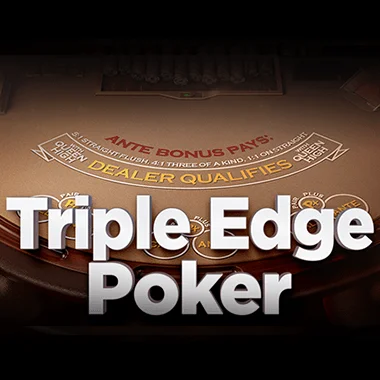 Triple Edge Poker (Three Card Poker) game tile