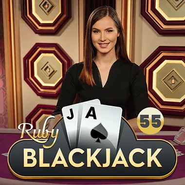 Blackjack 55 - Ruby game tile