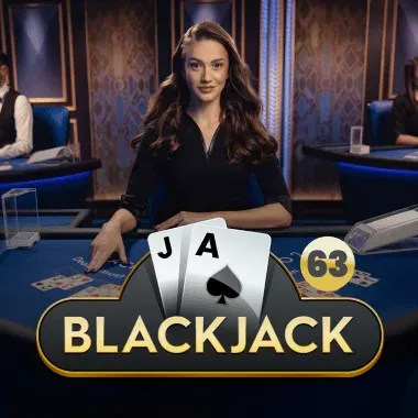 Blackjack 63 - Azure game tile