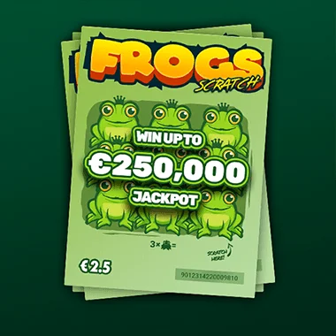 Frogs Scratch game tile