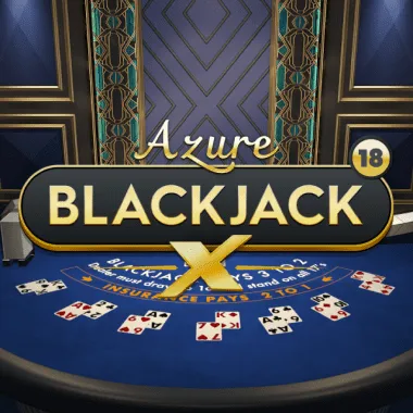 Blackjack X 18 - Azure game tile
