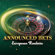 European Roulette. Announced Bets game tile