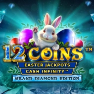 12 Coins Grand Diamond Edition Easter Jackpots game tile