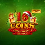 16 Coins Grand Gold Edition Santa's Jackpots game tile